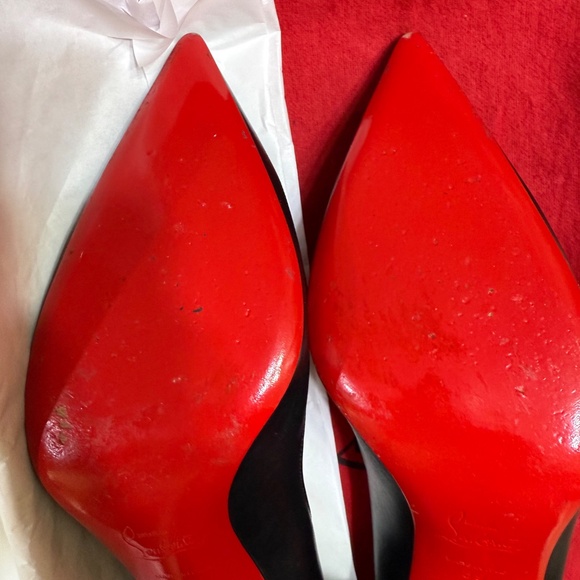 Almost New…Christian Louboutin Apostrophe 100 Nappa Pump - Picture 11 of 16